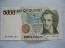 ITALIE / 5000 LIRES     PICK 85B - 5000 Liras