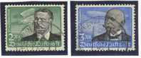 GERMANY, REICH  2 + 3 MARK AIRPOST 1934, VFU STAMPS! - Correo Aéreo & Zeppelin