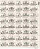 US Scott 1838 1839 1840 1841 - Sheet Of 40 - American Architecture Smithsonian 15 Cent ** MINT NH - Fogli Completi