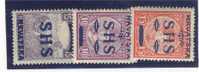 JUGOSLAVIA, 3 GOOD STAMP 1918 LIGHT HINGED *! - Nuevos