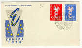 Belgio - Busta Fdc Europa 1958 - 1958