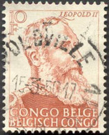 Pays : 131,1 (Congo Belge)  Yvert Et Tellier  N° :  276 (o) - Usados