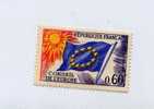 France Service N°34 Neuf* Drapeau Européen - Mint/Hinged