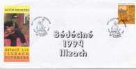 BEDECINE 1994 ILLZACH Enveloppe Avec Cachet Officiel Michel GREG & Achille TALON 1 - Bandes Dessinées