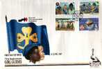 ZIMBABWE 1987 FDC Girl Guides 364-367 F740 - Other & Unclassified
