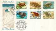 Excellente Enveloppe Premier Jour De Papouasie Sur Les Tortues - Turtles