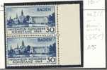 GERMANY, FRENCH ZONE, BADEN VARIETY On 30 PFENNIG KONSTANZ - Baden