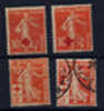 France 1914, Semeuse  Croix-Rouge, N° 146 Et 147 * Et Oblitérés Bonne Qualité - Used Stamps