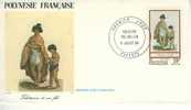 B1571 Folklore Costume Polynesie Francaise 1984 FDC Premier Jour - Andere & Zonder Classificatie