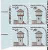 US Scott 1604 - Zip Block Of 4 - 28 Cent Fort Nisqually - Mint Never Hinged - Blokken & Velletjes