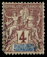 Pays : 206 (Guadeloupe : Colonie Française)  Yvert Et Tellier N° :   29 (o) - Oblitérés