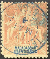 Pays : 288,3 (Madagascar : Colonie Française) Yvert Et Tellier N° :   37 (o) - Used Stamps