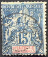 Pays : 355 (Nouvelle-Calédonie : Colonie Française)  Yvert Et Tellier N° :   46 (o) - Usados