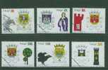 SPE0089 Specimen Armoiries Cavalier Chateau Corbeau 2185 à 2190 Portugal 1997 Neuf ** - Unused Stamps