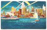 D 2806 - Water Front By Illumination, Detroit - CAk, 1957 Gelaufen - Other & Unclassified