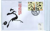 REP. CROAZIA - FDC Mondiali Korea 2002 Con Annullo Figurato - 2002 – Zuid-Korea / Japan