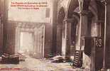 La Guerre En Lorraine En 1914 - RAON L´ETAPE Bombardé - Vue Intérieure De L'église - Raon L'Etape