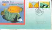 1 FDC Christmas Island 1995 - 1 Enveloppe Premier Jour 1995 - Poisson - Christmaseiland