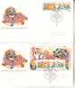 1 FDC Christmas Island 1994 - 1 Enveloppe Premier Jour 1994 - Chien - Annee Lunaire Chinoise - Christmaseiland