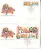 1 FDC Christmas Island 1994 - 1 Enveloppe Premier Jour 1994 - Chien - Annee Lunaire Chinoise - Christmas Island