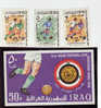 IRAQ  - Foglietto  N.  9+Serie N. 435/37**,Yvert, 3° Ann. Calcio Iracheno - Copa Africana De Naciones