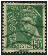 Pays : 189,03 (France : 3e République)  Yvert Et Tellier N° :  414 B (o) - 1938-42 Mercurio