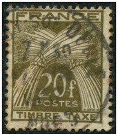 Pays : 189,06 (France : 4e République)  Yvert Et Tellier N° : Tx   87 (o) - 1859-1959 Usati