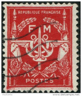 Pays : 189,06 (France : 4e République)  Yvert Et Tellier N° : FM   12 A (o) - Military Postage Stamps