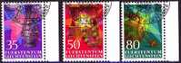 Liechtenstein Mi 884-886 Christmas 1985 - Incense - Gold - Myrrh - Used Stamps