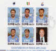 COREA D/NORD  - Minifoglio N. 2324/29 Used, , Ivert, Presidente E Giocatori Sampdoria - Club Mitici