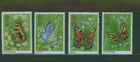 GB0015 Papillons Aglais Urticae Maculinea Arion Inachis Io 992 à 995 Grande Bretagne 1981 Neuf ** - Unclassified