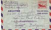 Entier Postal Air Mail 10c Du 1/8/1950 - 1941-60