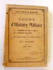 Cours D'Histoire Militaire	 (1871-1914 Et Guerre De 14/18) - Autres & Non Classés