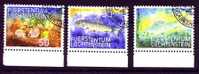 Liechtenstein Mi 922-924 Fische - Fishes - 1987 - Usati