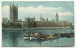 D 2820 - Houses Of Parliament, London (seen From The Themse) - CAk Um 1950 - Houses Of Parliament