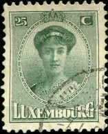 Pays : 286,04 (Luxembourg)  Yvert Et Tellier N° :   126 (o) - 1921-27 Charlotte Di Fronte