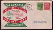 US - NEBRASKA 67th ANNIVERSARY VF 1934 CACHETED COVER - Enveloppes évenementielles