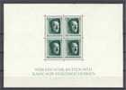 GERMANY, HITLER SHEETLET 1937, MINT NEVER HINGED - Bloques