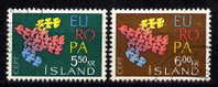 Island / Iceland / Islande 1961 Satz/set EUROPA Gestempelt/used - 1961