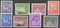 SEYCHELLES - Range Of King George VI To 1r. Mint Hinged - Seychellen (1976-...)