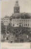 GREVES D'ARMENTIERES  1903  - GREVISTES DEVANT L'HOTEL DE VILLE - Armentieres