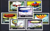 MONGOLIE 1977, ZEPPELIN, MONTGOLFIERE, 7 Valeurs, Neufs / Mint. R528 - Zeppeline