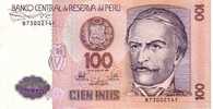 PEROU  100 Intis Daté Du 28-06-1987  Pick 133   ****BILLET  NEUF**** - Peru