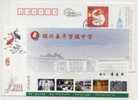 China 2004 High School Advert Postal Stationery Card Indoor Basketball Court - Basket-ball