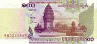 CAMBODGE   100 Riels   Daté De 2001    Pick 53a    *****BILLET  NEUF***** - Cambodja