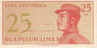 INDONESIE    25 Sen  Daté De 1964    Pick 93    *****BILLET  NEUF***** - Indonesia
