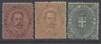 ITALIA - Sassone N.38+39+59 - Cat. 2150 Euro - NUOVI - MH* OCCASIONE Difetti - Mint/hinged