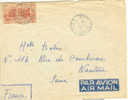 Lettre Man Côte D´ Ivoire - 1951 - Storia Postale