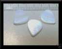 Lot De 5 Perles Coeur En Véritable Nacre Blanche 10 Mm - Perlen