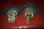 2 MASQUES AFRICAIN - Afrikanische Kunst